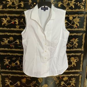Sleeveless Button Down